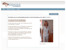 Tablet Screenshot of praenatale-starnberg.de